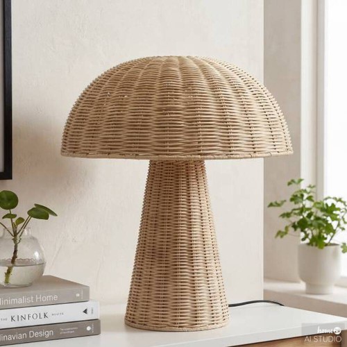 Tischleuchte molto rattan - tischleuchte,