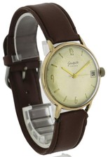 GUB Glashütte Automat Kal. 69.1 vergoldete Vintage Herrenuhr 36mm