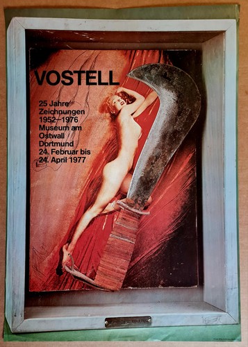Wolf vostell original plakat - vostell,