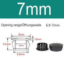 Bohrloch Abdeckkappen