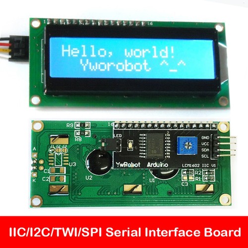 Blue 1602 lcd display - 1602,