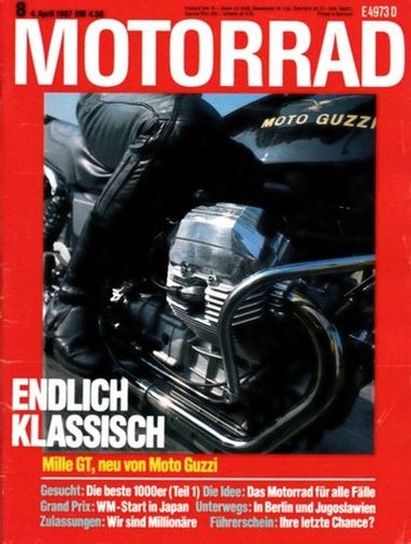 Motorrad 1987 moto guzzi - moto,