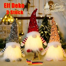 3 Stück Wichtel Weihnachten