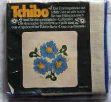 Vintage Tchibo Jute Tischdecke