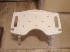 Duschhocker 7 Fach Höhenverstellbar Duschstuhl Badhocker bis 136kg Badestuhl Neu