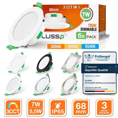 6er set led panel - set,
