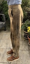 Damenlederhose lang, Ziegenvelour, Marke Bergvolk