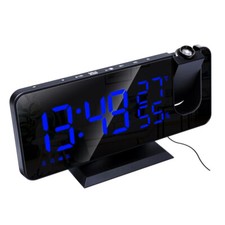 Digital LCD Alarm Wecker Uhr mit Projektion Snooze Datum Temperatur Projektor DE