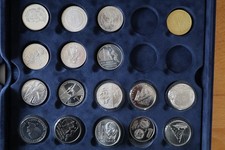 Sammlung 10€ Silber (36 Stück) und weitere in Sammelbox