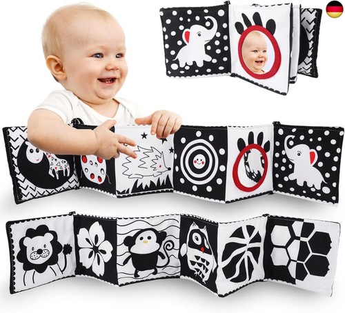 Kontrastbuch baby schwarz - kontrastbuch, baby,schwarz