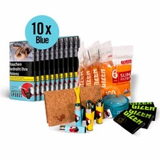 Aktionspaket American Spirit Zigarettentabak Original Blue plus Raucherzubehör