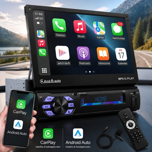 Single 1din autoradio apple - 1din,
