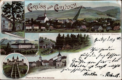 Gruss aus grulich - aus, ,