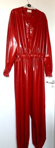 Latex rubber catsuit overall - catsuit,