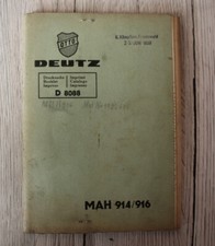 Original Deutz Ersatzteilliste