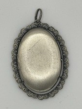 Silber 835 Medaillon Anhänger