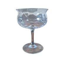 1 Baccarat Capri Optik Champagner-Sherbet Glas 11 cm hoch 125 ml Fassungsvermögen