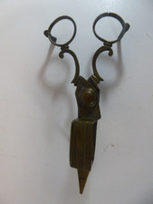 Antike Dochtschere Schere Docht Kerzen Messing vintage Deko Kerze Petroleumlampe