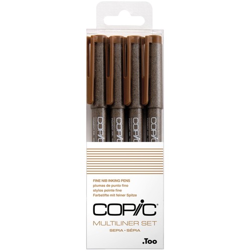 Too copic multiliner set sepia - too,