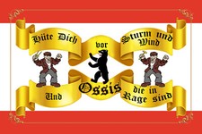 Blechschild Schild 20x30 cm - hüte dich Sturm und Wind Ossis in Rage Berlin 