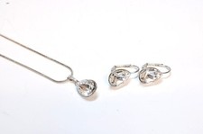 Bohemian Love Story Damen Set Halskette + Ohrringe Pears  weiß 15-EI2758/059