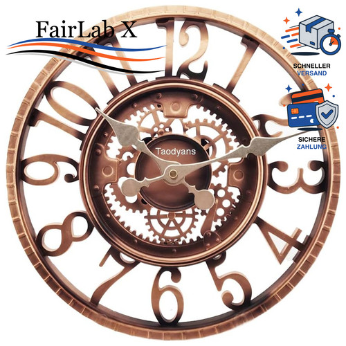 Wanduhr vintage - 30,
