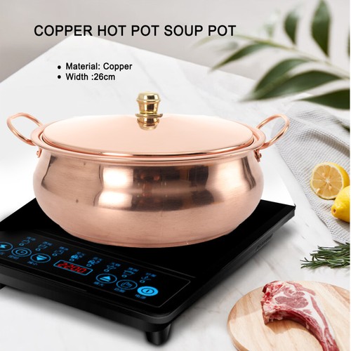 Kupfer hotpot 26cm gold - kupfer,
