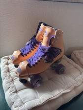 Moxi Beach Bunny Rollschuhe Retro Figure Tanz Quad Roller Skates Peach