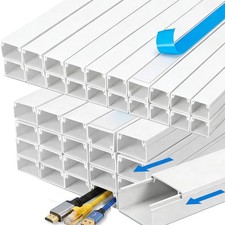 20m PVC Kabelkanal Kabelleiste