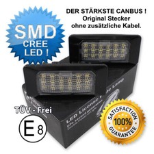 2x LED KENNZEICHENLEUCHTE FÜR AUDI A4 A6 VW PASSAT VARIANT B7 GOLF 6 PLUS SHARAN