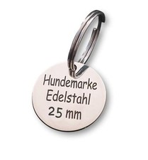 Hundemarke D-25mm aus