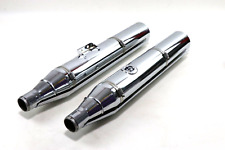 Harley-Davidson Auspuff Endschalldämpfer Muffler Hitzeschild Set FLFB 64900458