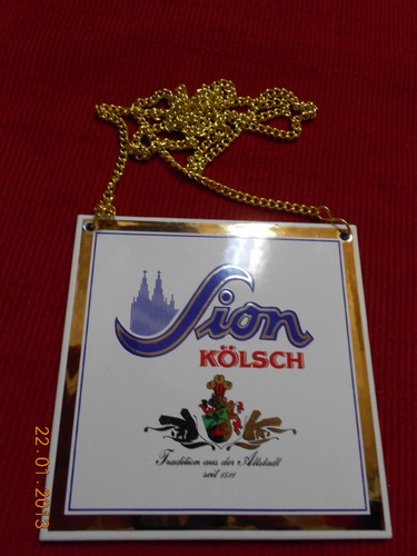 Sion kölsch zapfhahnschild - kölsch,