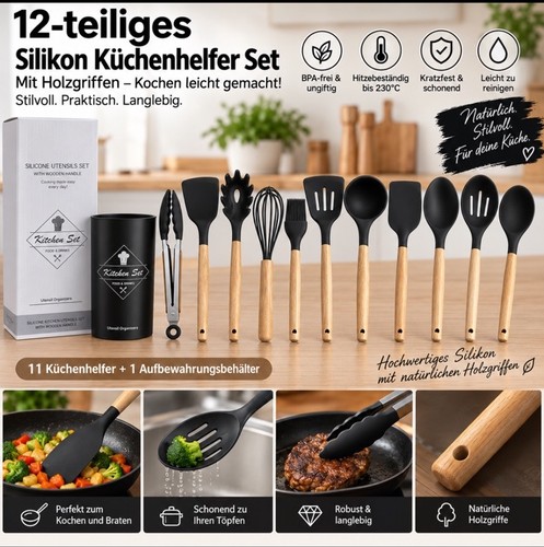 Tlg silikon küchenhelfer - silikon,