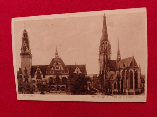 Duisburg 1916 salvatorkirche - duisburg, 1916.
