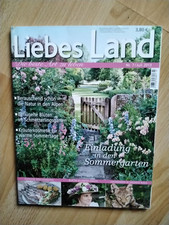 Liebes Land Nr. 7/ JULI 2013 - EINLADUNG IN DEN SOMMERGARTEN