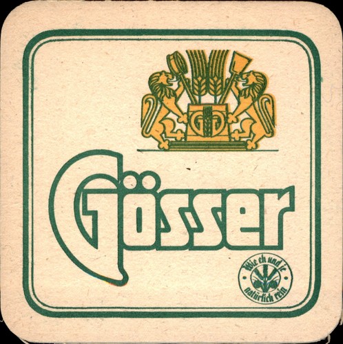 Bierdeckel gösser - -,
