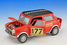Politoys Mini Cooper Nr. M- 582 Diecast Maßstab 1:25-- 1970er Jahre-selten