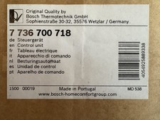 BOSCH Ersatzteil TTNR: 7736700718 Steuergerät