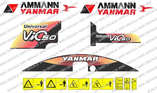 Yanmar vio bagger aufkleber - yanmar,