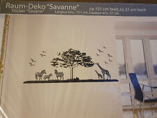  ❌ 6 verschiedene Wandtattoos / Savanne, Afrika, Blume, Herz, Engel. Zeit