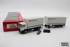 Herpa MAN F90 Anhänger LKW 2-Achs/3-Achs "DB Güterkraftverkehr" 142489 1:87 /H2