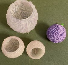 Silikonformen Rosenkugeln 3 verschiedene Größen 