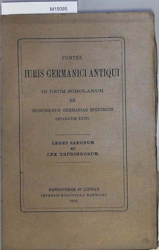 Leges saxonum und - saxonum, lex