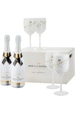 Moët & Chandon Ice Impérial 2x0,75L  mit 4 Gläser 