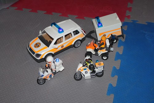 Playmobil notarzt konvolut mit - notarzt,