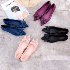 DAMEN FRAUEN FLACH PEEPTOE