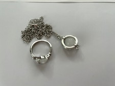 Twilight Bella Edward Cullen Schönes kleines Schmuckset Kette und Mondsteinring