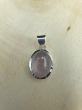 Morganit Anhänger in 925