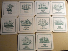10 Bierdeckel Jever Pisener Schiffe Gorch Fock Preussen Jadran Sea Cloud +6